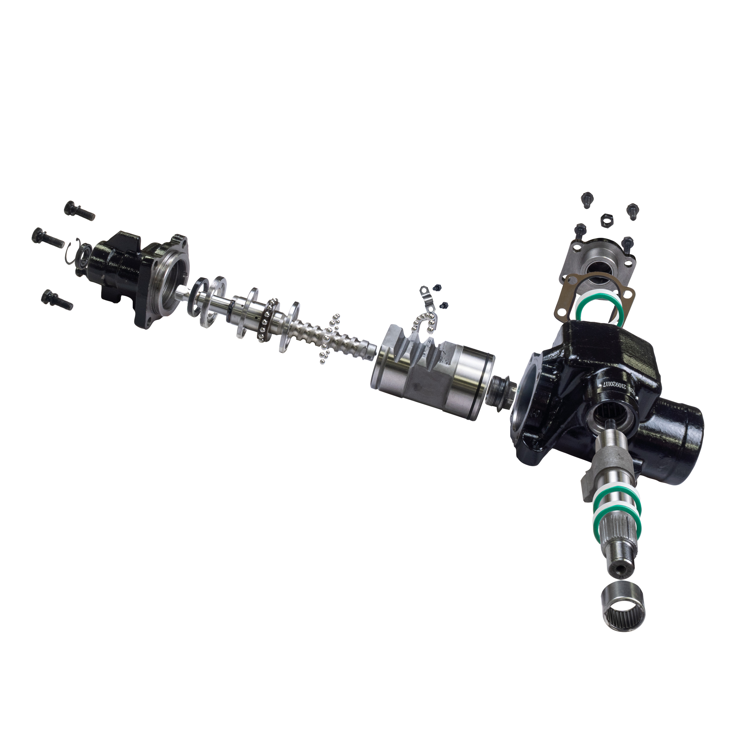 Edelmann Elite gearbox - exploded view