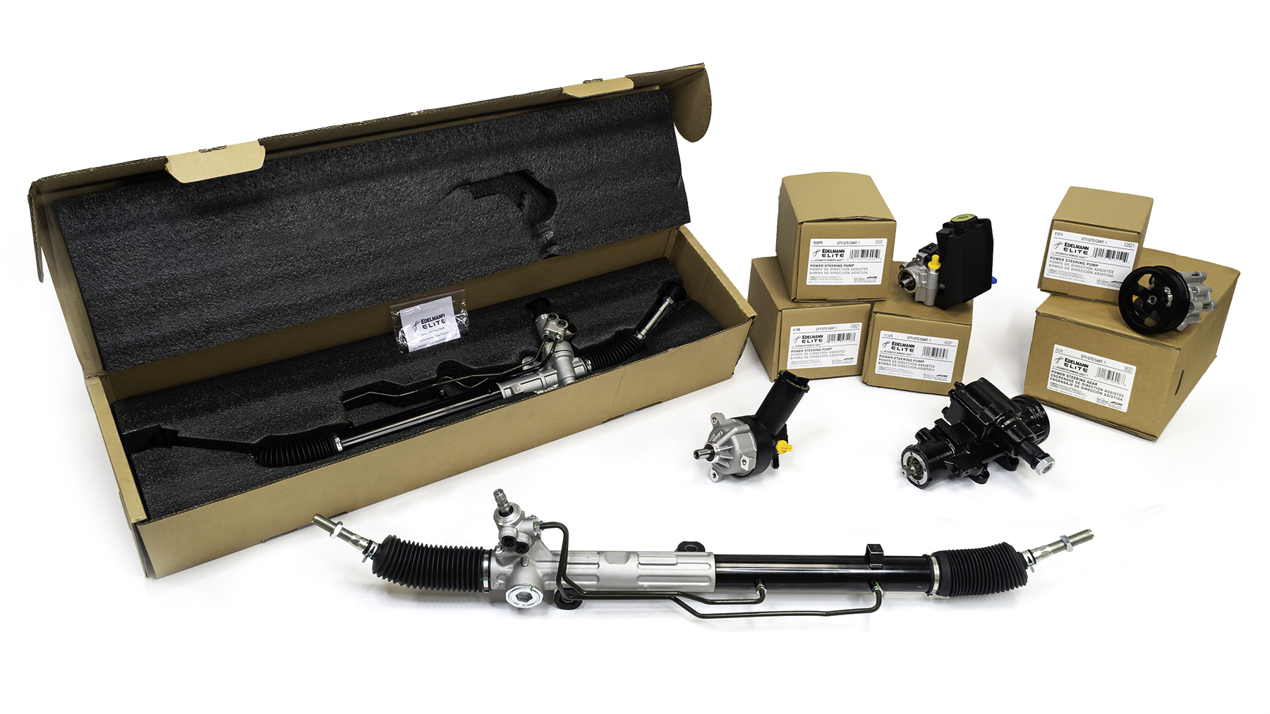 Edelmann Elite hard parts group shot